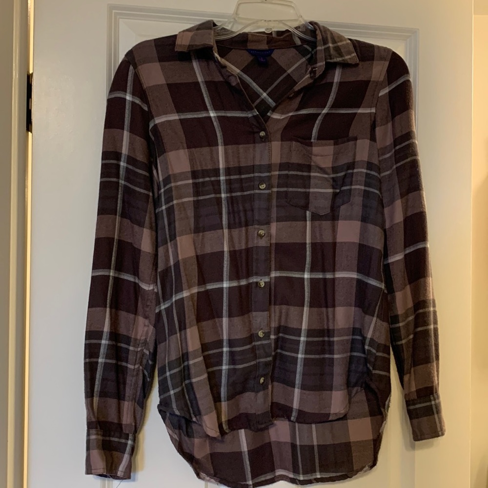 Aeropostale Women’s Small Flannel Top